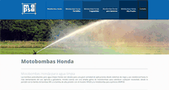 Desktop Screenshot of motobombashonda.com